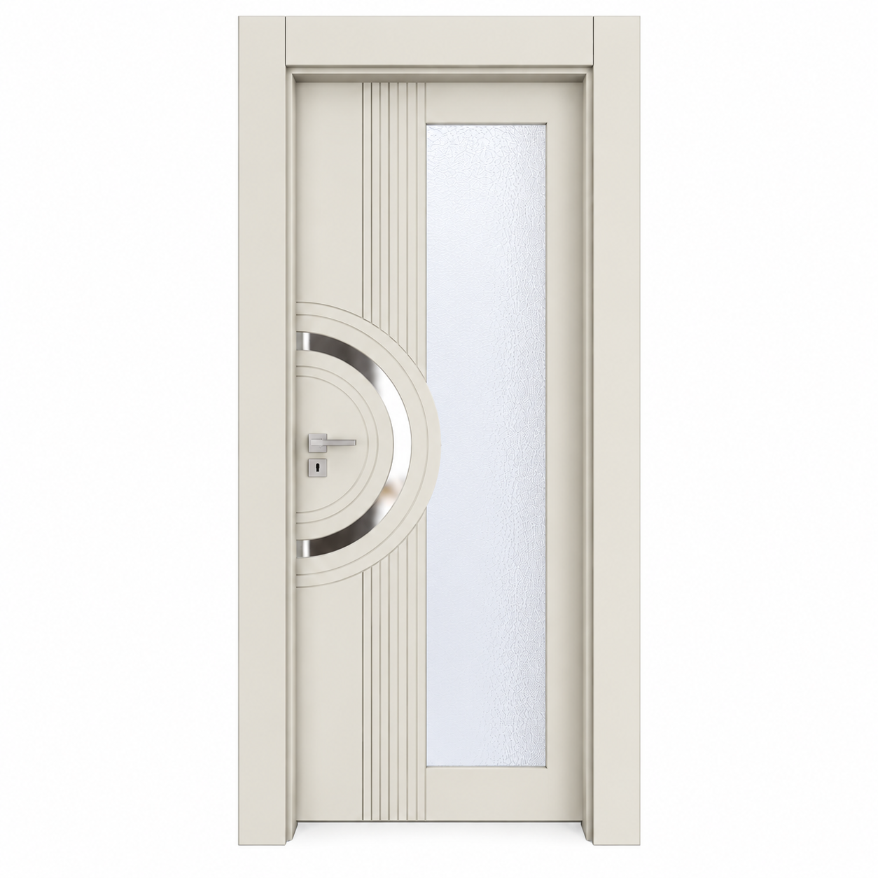 BY-6003V Porte intérieure Laqué Vitrée